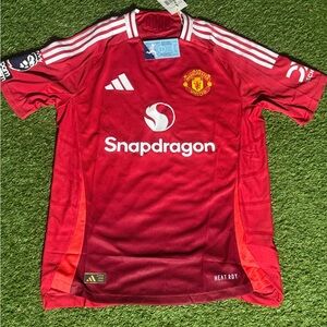 Manchester United 24/25 Home Jersey Player Version Men’s Size L Casemiro #18